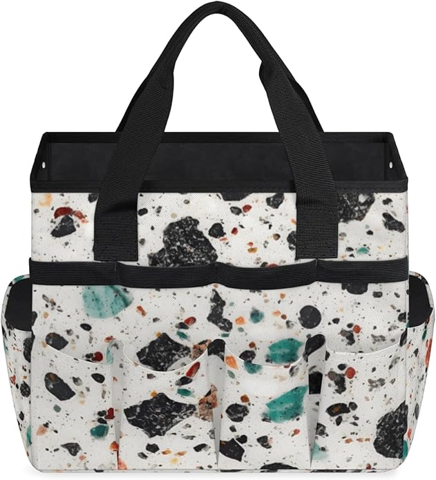 Garden Tool Bag Garden Tool Storage Bag with Pockets Handle Portable Garden Tote Bags for Women Men