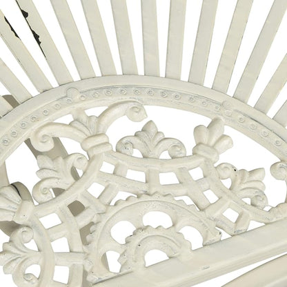 SAFAVIEH Outdoor Collection Annalise Antique White Accent Table