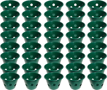 Bloom Master Hanging Baskets - 2 Gallon (48 Pack Bulk) - Hanging Planters for Outdoor Plants - Use as a Hanging Flower Basket, Strawberry Planter, Herb Planter, More - Hanging Pots for Plants Outdoor
