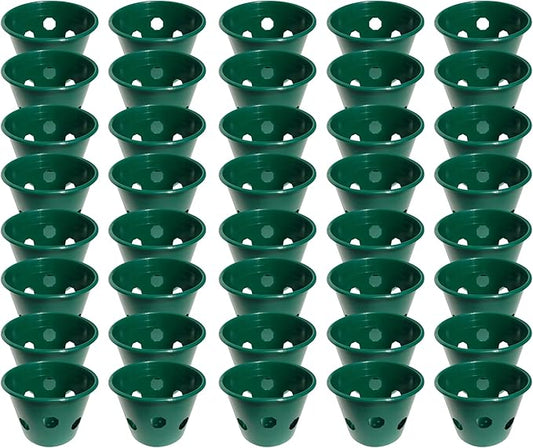 Bloom Master Hanging Baskets - 2 Gallon (48 Pack Bulk) - Hanging Planters for Outdoor Plants - Use as a Hanging Flower Basket, Strawberry Planter, Herb Planter, More - Hanging Pots for Plants Outdoor