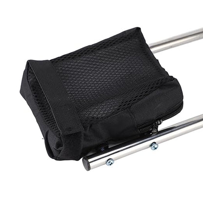 Keenso Portable Stainless Steel Garden Kneeler Reduce Knee Pressure for Farming and Garden Work