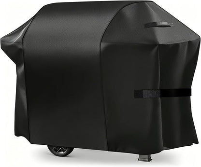 Grill Cover, 58-inch Heavy Duty Oxford Outside Waterproof Grill Covers, Dust-Proof Windproof UV Resistant BBQ Gas Cover Fit Most Brands Char Broil, Weber, Brinkmann, Holland