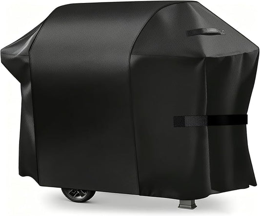 Grill Cover, 58-inch Heavy Duty Oxford Outside Waterproof Grill Covers, Dust-Proof Windproof UV Resistant BBQ Gas Cover Fit Most Brands Char Broil, Weber, Brinkmann, Holland