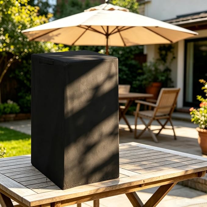 Smoker Cover Fit for Smokehouse Little Chief Front Load Smoker, Heavy Duty Waterproof Outdoor Grill Electric Smoker Covers-12 D x 12" W x 25" H
