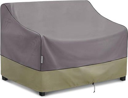 KylinLucky Outdoor Patio Sofa Cover fit 62 x 38 x 35 inch, 61 x 37, 60 x 36 Waterproof Weatherproof Heavy Duty 600D Garden Furniture Cover for Outside Sofa Couch