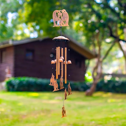 Penguin Wind Chimes for Outside,Penguin Gifts for Women Men/Memorial Gifts/Birthday Gift Metal windchimes Outdoors/Indoors,Garden Decor,Patio,Home,Porch,Yard Decorations