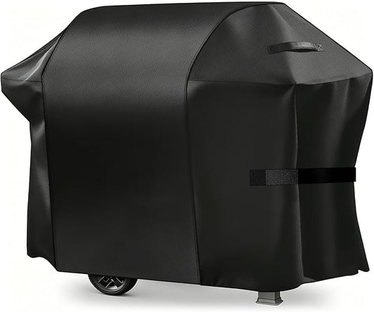 Grill Cover, 53-inch Heavy Duty Oxford Outside Waterproof Grill Covers, Dust-Proof Windproof UV Resistant BBQ Gas Cover Fit Most Brands Char Broil, Weber, Brinkmann, Holland