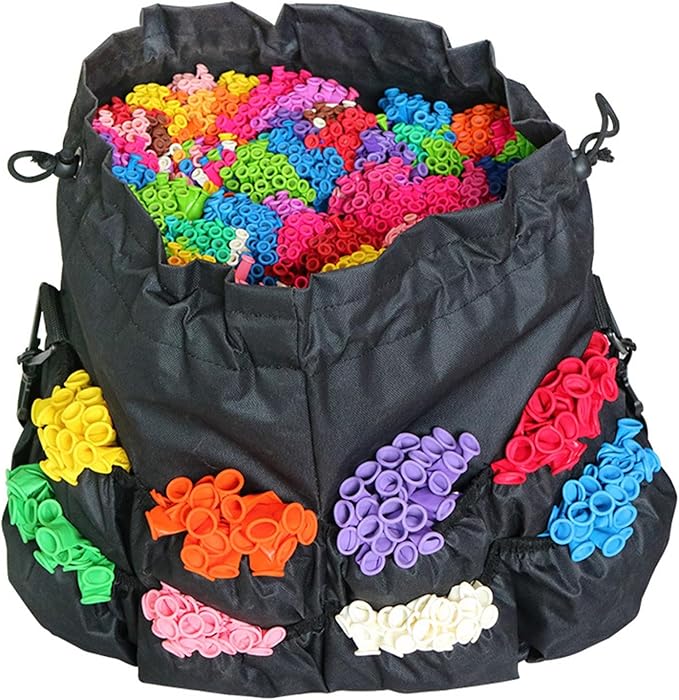 Balloon Tool Organizer - Wide Mouth Tool Storage Bag for Clown Show Crafts
