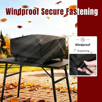 SHINESTAR 24 Inch Grill Cover for Cuisinart CGG-306 Chef's Style, Royal Gourmet 24" Griddle, Ninja OG751, Pit Boss 75275 & PB336GS and Most 2-Burner Portable Grills