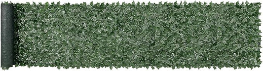 VEVOR Artificial Ivy Privacy Fence Screen, 39 x 198 in Faux Ivy Vine Leaf Hedges Fence, Greenery Privacy Fence with Mesh Cloth Backing, Green Wall Decoration for Outdoor Garden, Yard, Balcony