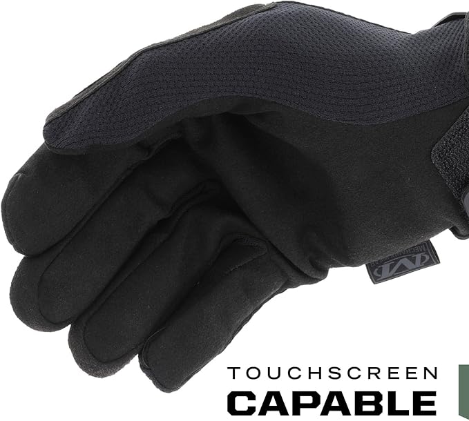 Mechanix Wear: The Original Covert Tactical Work Gloves with Secure Fit, Flexible Grip for Multi-purpose Use, Durable Touchscreen Safety Gloves for Men (Large, Black)
