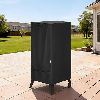 Arcedo Grill Cover Compatible with Pit Boss Vertical Smoker PBV3G1, Heavy Duty Waterproof Outdoor BBQ Grill Covers for Pitboss 3 Series Propane Gas Smoker PBV3A1
