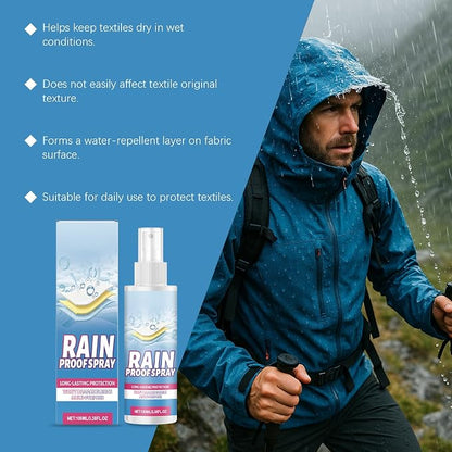 TBTFW Waterproofing Spray, Water Repellent Spray for Clothes, Long-Lasting Water Repellent Protection, Suitable for Sports Equipment, Outdoor Clothing, Shoes(3.38 Oz)