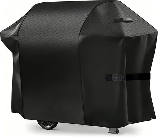 Grill Cover, 48-inch Heavy Duty Oxford Outside Waterproof Grill Covers, Dust-Proof Windproof UV Resistant BBQ Gas Cover Fit Most Brands Char Broil, Weber, Brinkmann, Holland