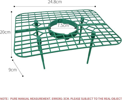 SooGree 5 Pack Strawberry Supports Garden Fruit Plant Cage Strawberry Holder Cradles Plastic Tray Keep Strawberries Off Rot and Dirt