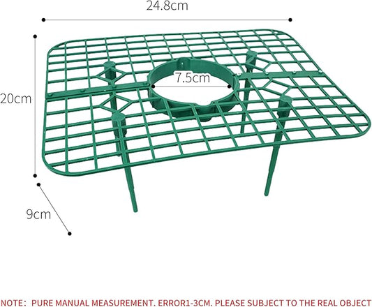 SooGree 5 Pack Strawberry Supports Garden Fruit Plant Cage Strawberry Holder Cradles Plastic Tray Keep Strawberries Off Rot and Dirt