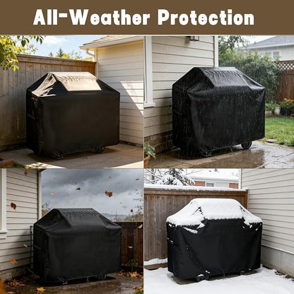 56 inch Grill Cover for Kenmore 4-Burner Propane Grill Cabinet Style BBQ PG-A40409S0LB PG-40406S0L & 5-Burner Gas Grill Series PG-50506S0L PG-40522S0LH, Heavy Duty Waterproof BBQ Cover