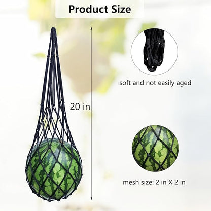 Belit 10 Pack Melon Hammock net Bag to Prevent Falling,Perfect for Growing Cantaloupe Pumpkin Watermelon in Vertical Garden Black