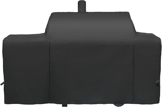i COVER Grill Cover for Oklahoma Joe's Longhorn Combo Charcoal Gas Smokers & Grills Protection Heavy Duty Waterproof Patio Outdoor Canvas Barbeque BBQ Smoker Covers