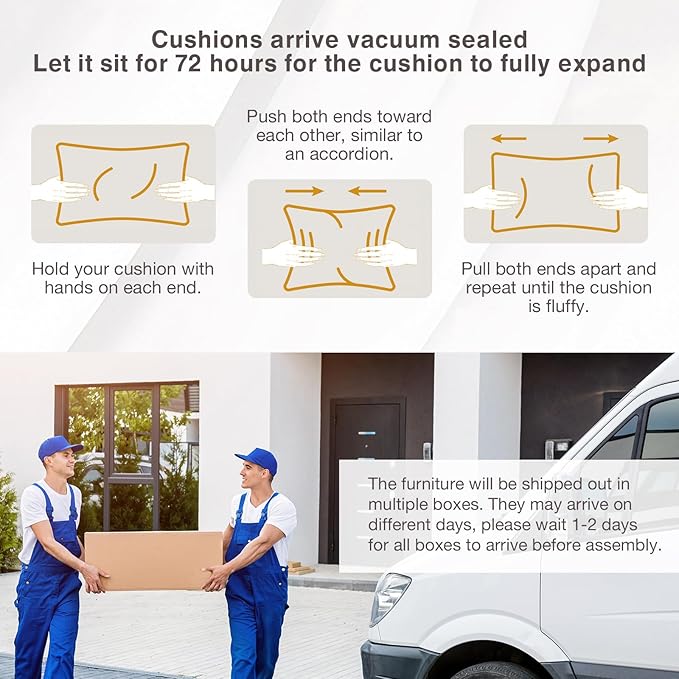 Canyon Ridge 3 Piece Outdoor Patio Bistro Set with Swivel Rocking Chairs and Side Table, Outdoor Furniture Set, Brown/Beige