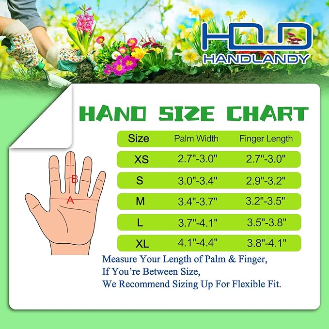 HANDLANDY Long Gardening Gloves for Men & Women, Cowhide Leather Rose Pruning Gloves- Breathable & Durable Gauntlet Glove (Medium, Brown)