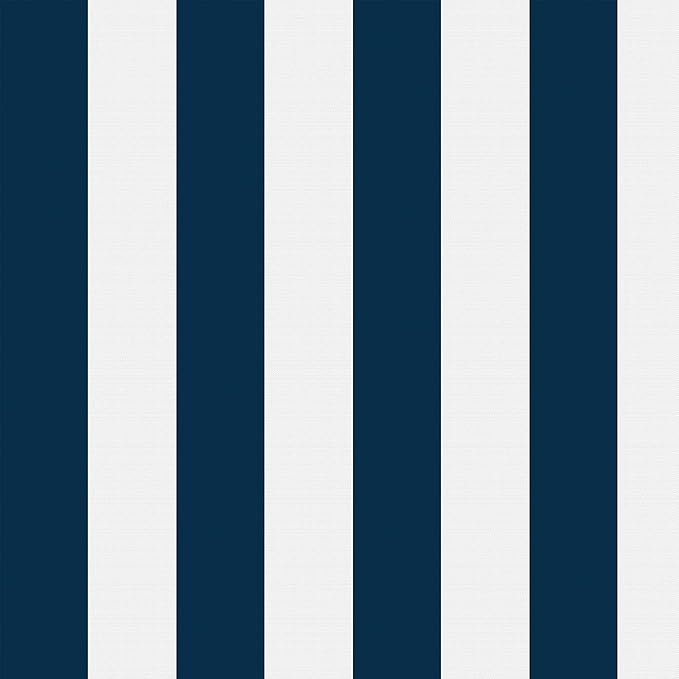 LVTXIII Outdoor Chair Cushions 18.5"x16"x2" Pack of 2, Water-Repellent Square Corner Memory Foam Seat Cushions with Ties for Garden Patio Furniture, Cabana Navy