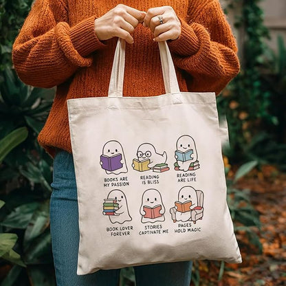 Canvas Bag for Women Grocery Shopping Travel Gym Weekender Vacation Womens Work Tote Bag Gifts