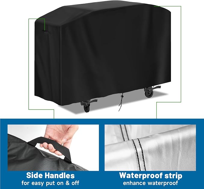 72 inch Flat Top Grill Cover for Members Mark 4 Burner Griddle,Waterproof Outdoor Griddle Cover for Weber Slate 30 Griddle, Heavy Duty 36" Gas Covers for Black Stone 36 Inch Cooking Station