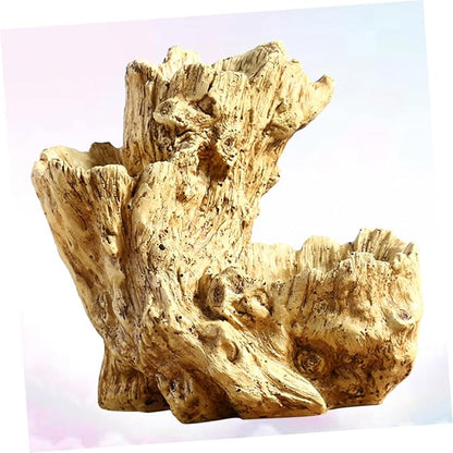 Yardwe Desktop Plant Container Resin Imitation Tree Root Flower Pot for Home Office Dec