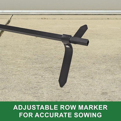 John Deere 3lb Garden Seeder with 7 Seed Plates, Sweet Corn Planter for use in Prepared Soil
