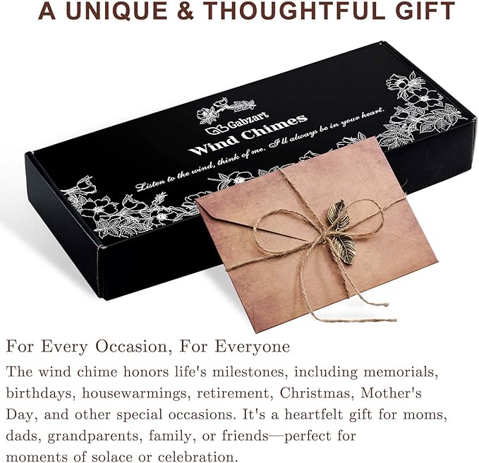 Memorial Wind Chimes for Outside, Sympathy Gifts for Loss of Loved One, Memorial Gift for Loss of Mom Dad Grandparent, Vintage Tree of Life Deep Tone Windchimes Outdoor (DIY 34" Tree of Life)