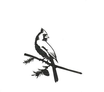 METALBIRD - Cardinal - Outdoor Tree Ornaments in Corten Steel - Metal Art Proudly Made in The USA