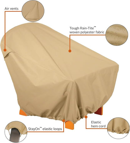 Classic Accessories Terrazzo Stackable Patio Chair Cover