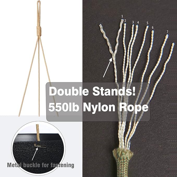 13 Inch 2 Pack Large Hanging Planters for Indoor Outdoor Plants, Plastic Hanging Basket Pots for House Plants Flowers, Black