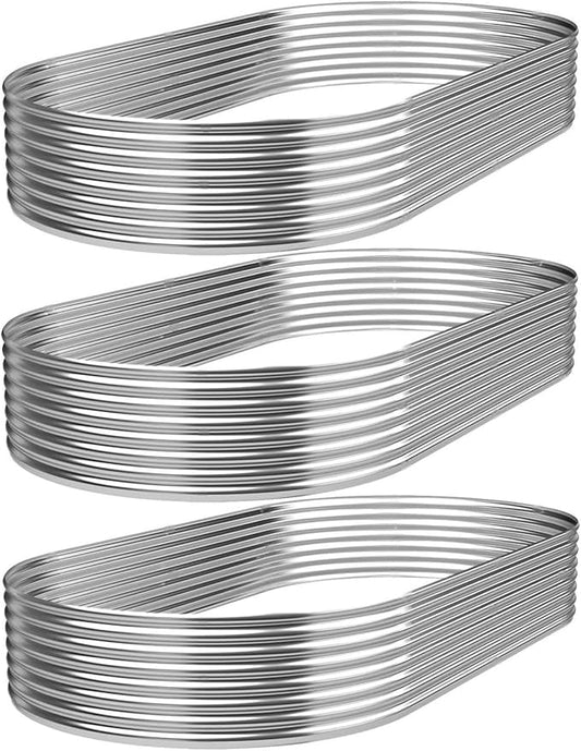 BTDVR 3 PCS Galvanized Raised Garden Bed Outdoor, Metal Raised Beds for Vegetables, Above Ground Garden Box for Flower, Steel Garden Bed for Gardening