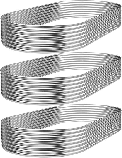 BTDVR 3 PCS 6×3ft Galvanized Raised Garden Bed Outdoor, Metal Raised Beds for Vegetables, Above Ground Garden Box for Flower, Steel Garden Bed for Gardening