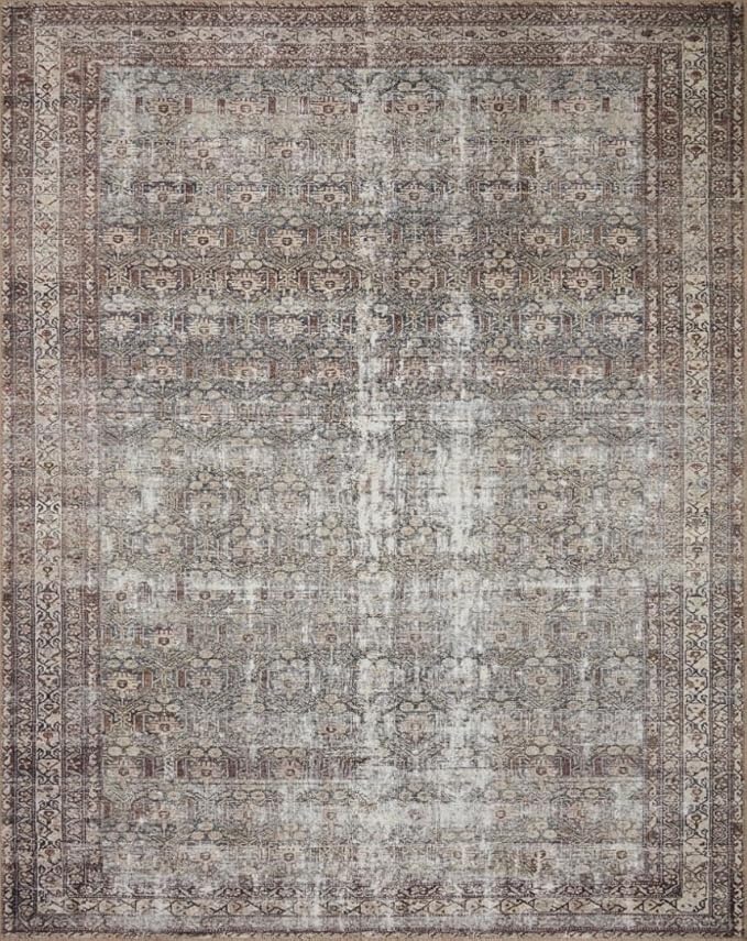 Loloi Amber Lewis Georgie Collection GER-10 Moss/Bark 3'-0" x 10'-0", .19" Pile Height, Runner Rug