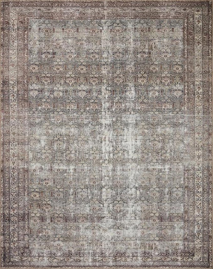 Loloi Amber Lewis Georgie Collection GER-10 Moss/Bark 3'-0" x 10'-0", .19" Pile Height, Runner Rug