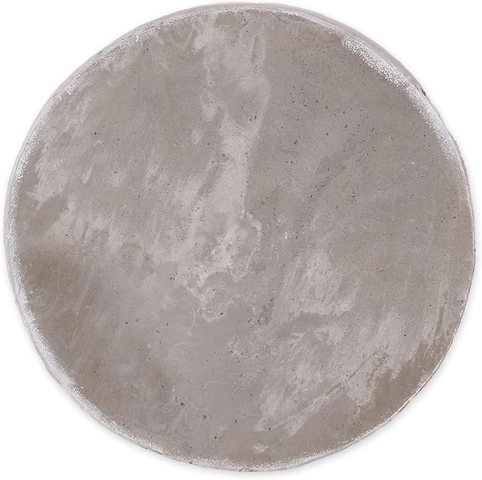 Accent Plus Cement Stepping Stone Collection Decorative Colorful, 10" Diameter, Texas Longhorn
