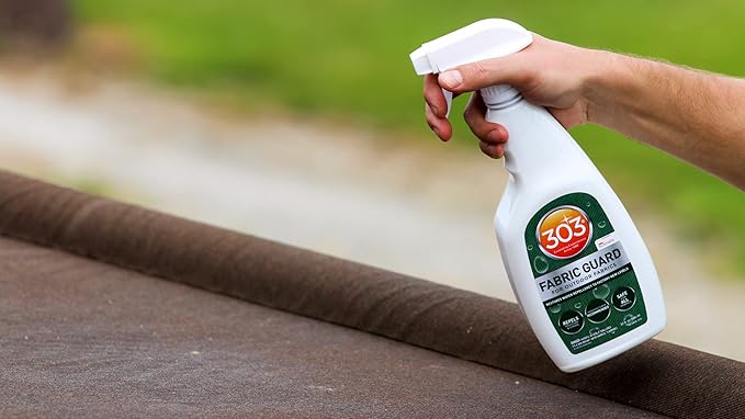 303 Fabric Guard Water Repellent for Outdoor Fabrics, 16 oz | Restores water and stain resistance on outdoor fabric, canvas, cushions, and upholstery.
