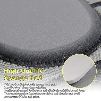 HUEGLO Dance Knee Pads for Volleyball for Girls,Soft Sponge Knee Pads for Avoid Floor Burns & Bruising,1Pair,X-Large
