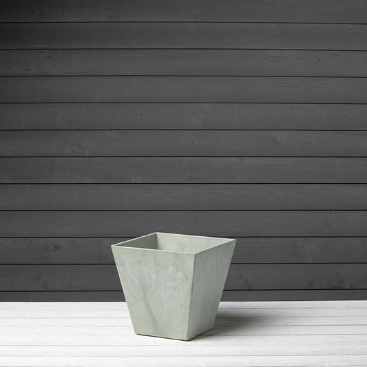 ArtStone 35126 Ella Square Planter, 12-Inch, Mint