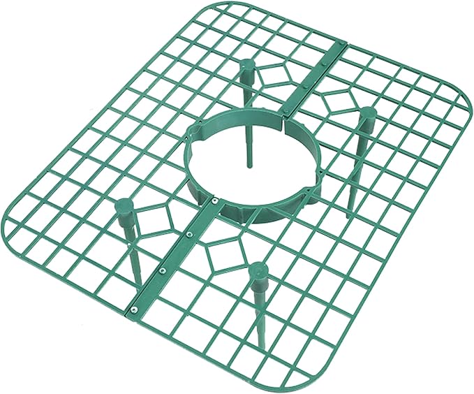 SooGree 5 Pack Strawberry Supports Garden Fruit Plant Cage Strawberry Holder Cradles Plastic Tray Keep Strawberries Off Rot and Dirt