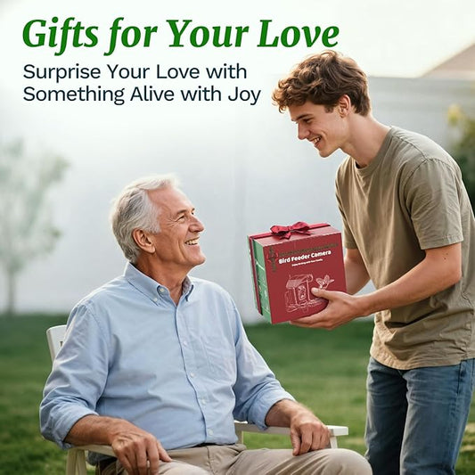 Smart Bird Feeder with Camera Solar Powered, AI Identify 11000+ Birds Species,2K Video Bird Feeder for Outdoors Garden,1L Large Capacity, for Birdlover,Green