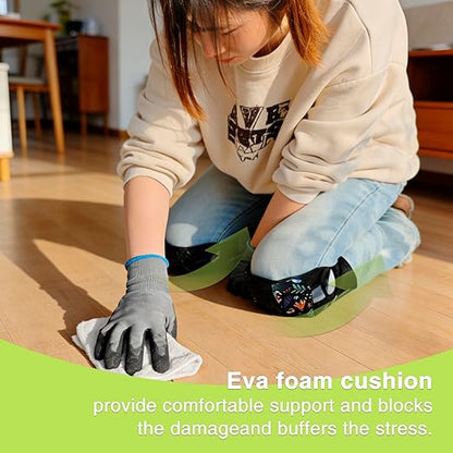 Garden Kneeling Pad and Knee Pads for Women, Lightweight Waterproof KneePads for Gardening, Anti Slip Leather Foam Padding Knee Protector for Flooring and Carpet Cleaning, House work, Gardening Maintain, Butterfly