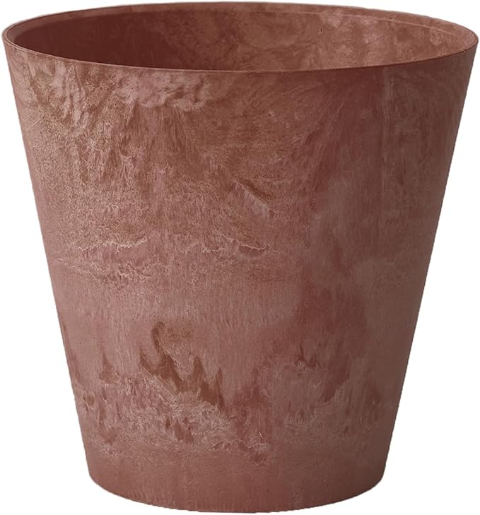 Root & Vessel Napa Round Planter, Rust, 12"