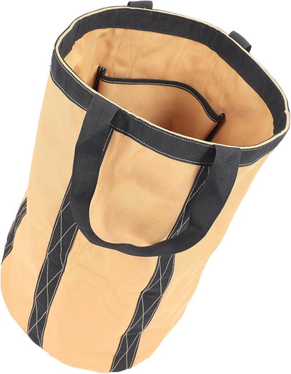 Luqeeg Tool Bucket Bag, Heavy Duty Tool Organizer, Portable Electrician Storage Organizer, 30kg Capacity Oxford Fabric 50 X 30cm for Garden Construction Carpenter Electrician