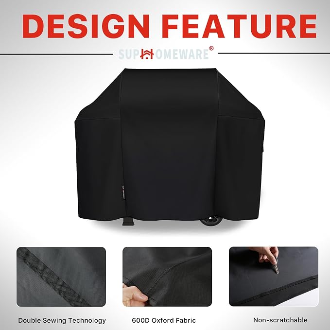 Suphomeware 51 Inch BBQ Grill Cover for Weber Spirit II 210 Series/310/E310/330/E330 Gas Grills, Heavy Duty Barbecue Covers