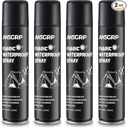 Maitys 2 Pcs Tent Waterproofing Spray, 10.15 OZ Outdoor Waterproofing Repellent Spray for Tents, Fabric, Camping Tent Camp