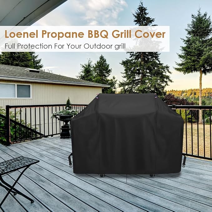 BBQ Grill Cover for Captiva Designs Propane Gas Griddle Grill Combo, Waterproof Outdoor Propane Grills Covers for Grill and Griddle Combo - 67" L x 21" W x 42" H